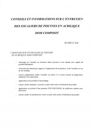 Notice pour repeindre