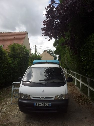 le toit de face